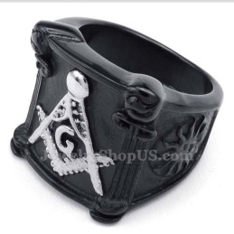 Titanium Vrijmetselaarsring