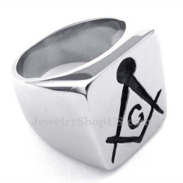 Titanium Vrijmetselaarsring