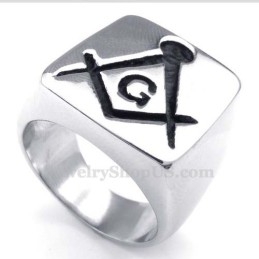 Titanium Vrijmetselaarsring