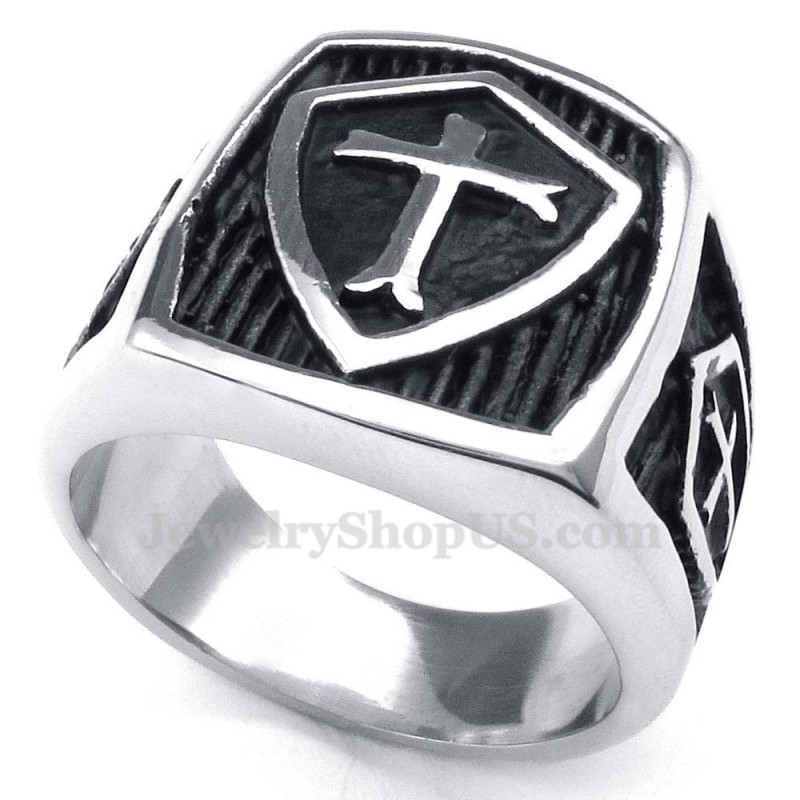 Titanium Kruisring Titanium Kruisring