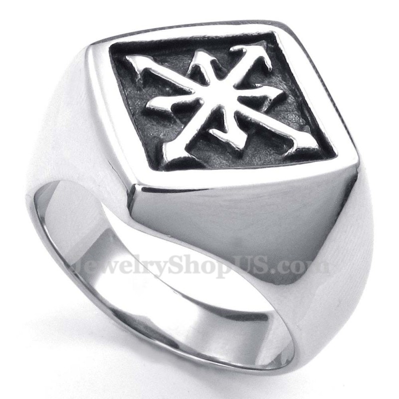 Titanium Pijlkruisring Titanium Pijlkruisring