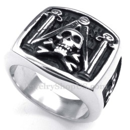 Titanium Vrijmetselaarsring