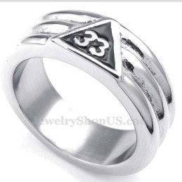 Titanium Vrijmetselaarsring