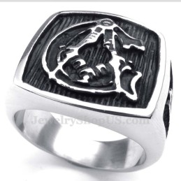 Titanium Vrijmetselaarsring
