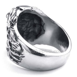 Titanium Leeuwenkop Ring