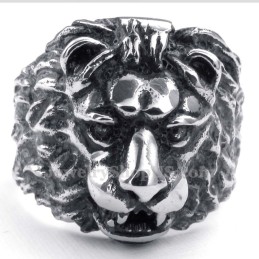 Titanium Leeuwenkop Ring
