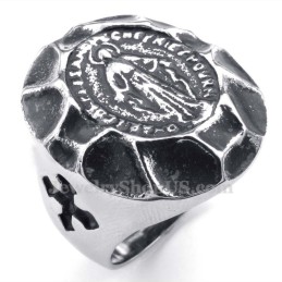 Titanium Maagd Maria Ring