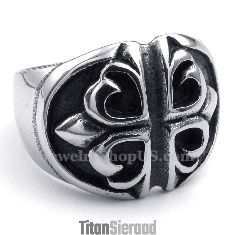 Titanium Kruisbloemring Titanium Kruisbloemring