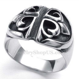 Titanium Kruisbloemring