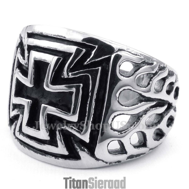 Titanium Kruisring Titanium Kruisring