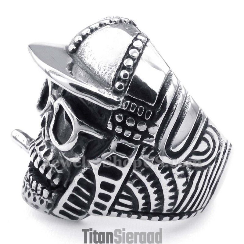 Titanium Baseballpet Schedelring