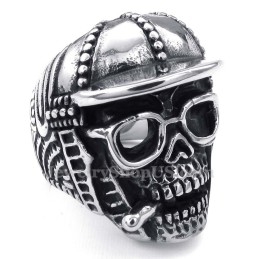 Titanium Baseballpet Schedelring
