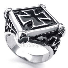 Titanium Rhombus Kruisring