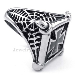 Titanium Rhombus Kruisring