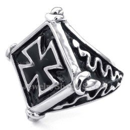Titanium Rhombus Kruisring