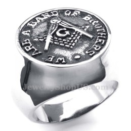 Titanium Vrijmetselaarsring