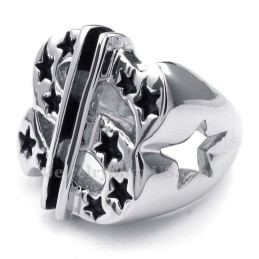 Titanium Dollarteken Ring