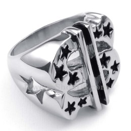 Titanium Dollarteken Ring