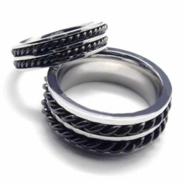 Titanium 5 Mm Twee Groeven Met Kettingbandring