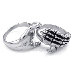 Titanium Handen Lovers Ring