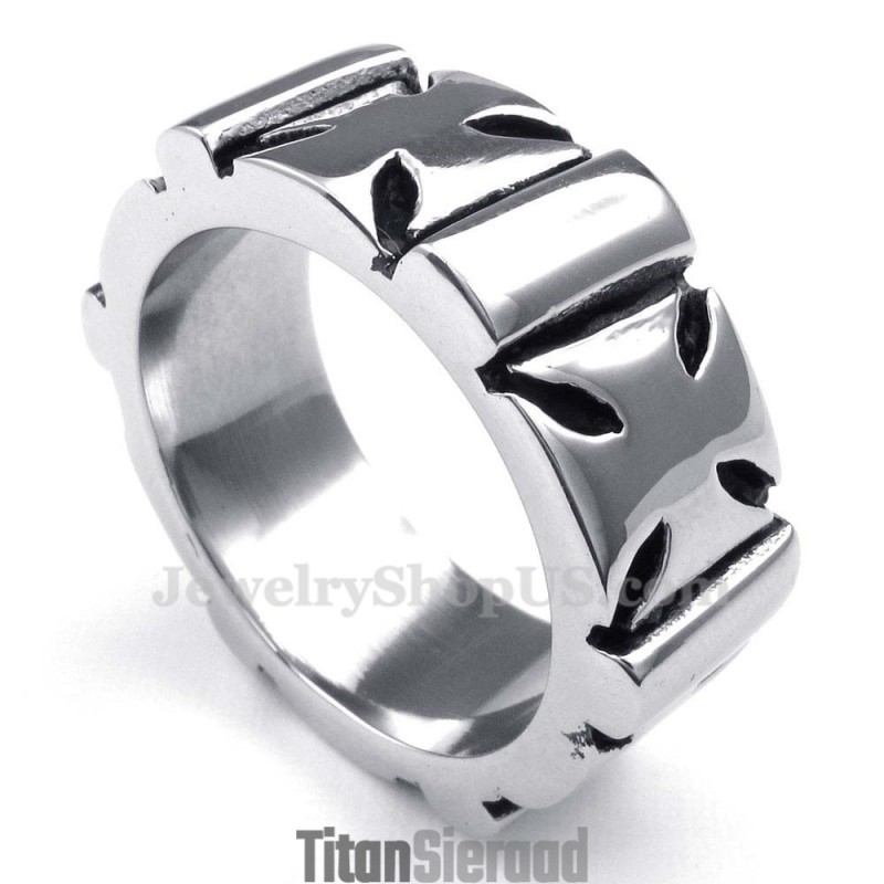 Titanium Kruisring Titanium Kruisring