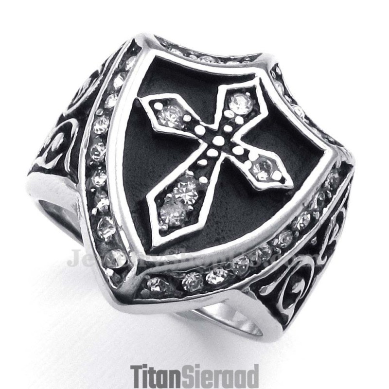 Titanium Kruisring Titanium Kruisring