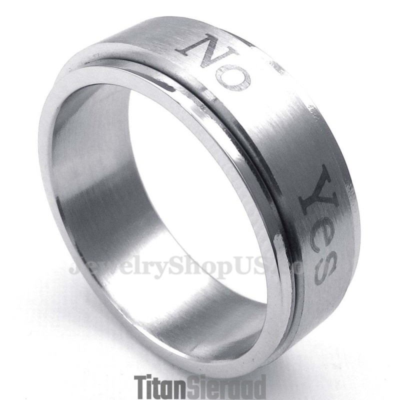 Ja Neetitanium Ring (Draaibaar) Ja Neetitanium Ring (Draaibaar)
