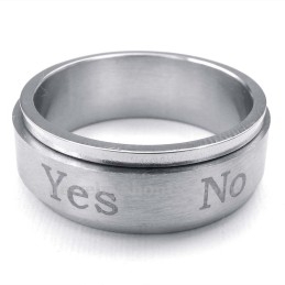 Ja Neetitanium Ring (Draaibaar)