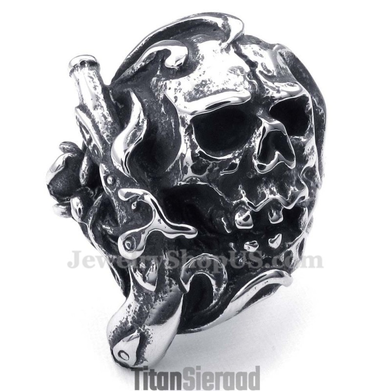 Titanium Geweer Schedelring Titanium Geweer Schedelring