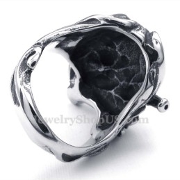 Titanium Geweer Schedelring