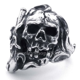 Titanium Geweer Schedelring