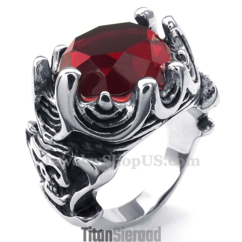 Rode Zirkoon Titanium Ring