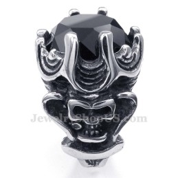 Zwarte Zirkoon Titanium Ring