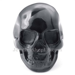 Zwarte Titanium Schedelring