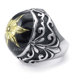 Zwarte Titanium Ring