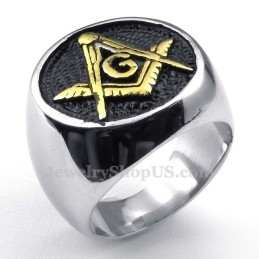 Titanium Vrijmetselaarsring