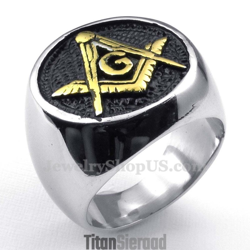 Titanium Vrijmetselaarsring