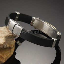 Hot Sale Heren Goudkleurige Zirkonia Titanium Armband C934