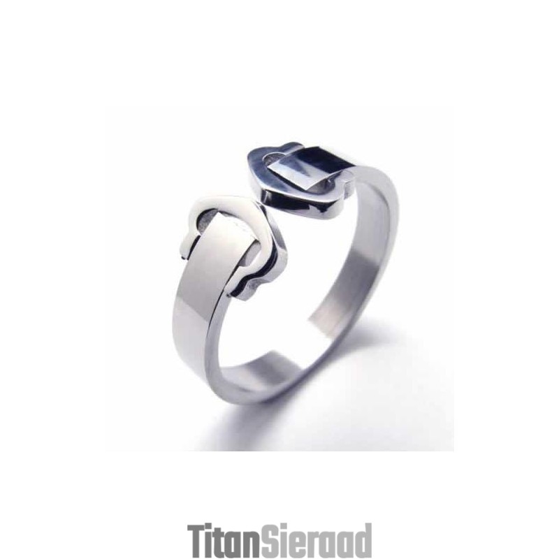 Hart Gekoppeld Aan Hart 8 Mm Titanium Ring Hart Gekoppeld Aan Hart 8 Mm Titanium Ring