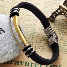 Prachtige Heren Titanium Armband C801