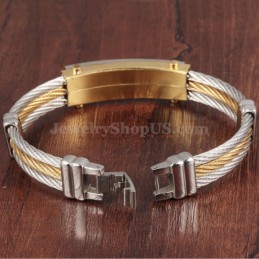 Herenmode Zirkonia Titanium Armband C783