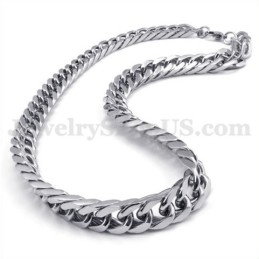 Hot Sale Zilveren Heren Titanium Ketting