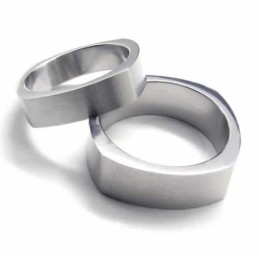 5 Mm Unisex Ring Van Puur Titanium
