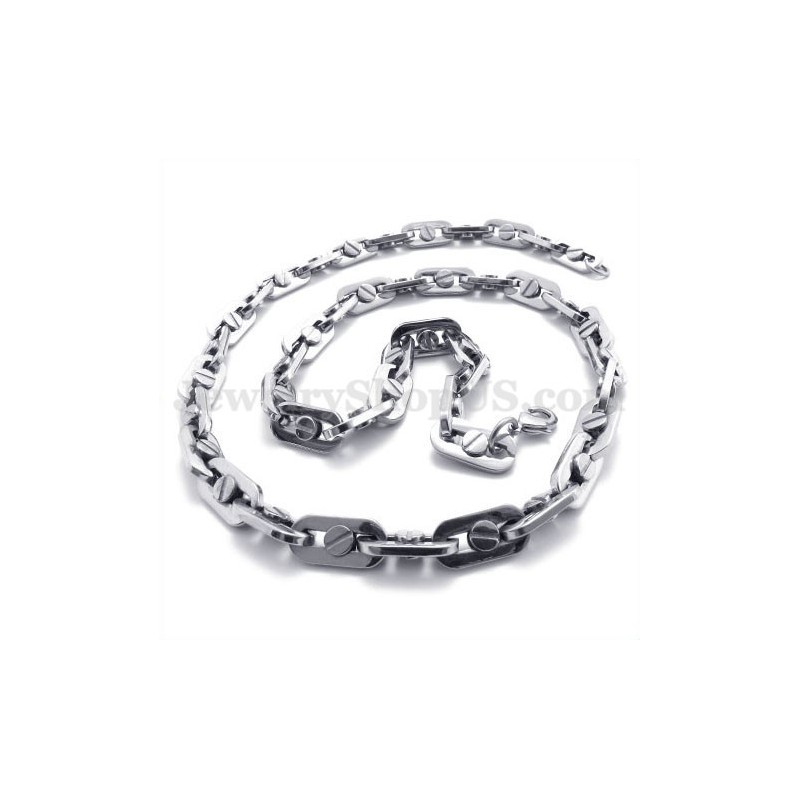 Elegante Titanium Herenketting