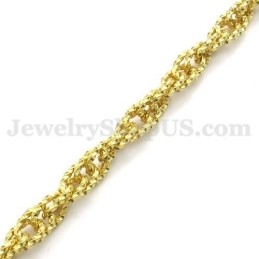 Hot Sale Gouden Heren Titanium Ketting