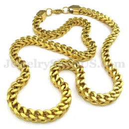 Hot Sale Gouden Heren Titanium Ketting