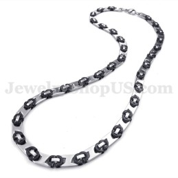 Prachtige Titanium Ketting Voor Heren