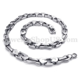 Prachtige Titanium Ketting Voor Heren