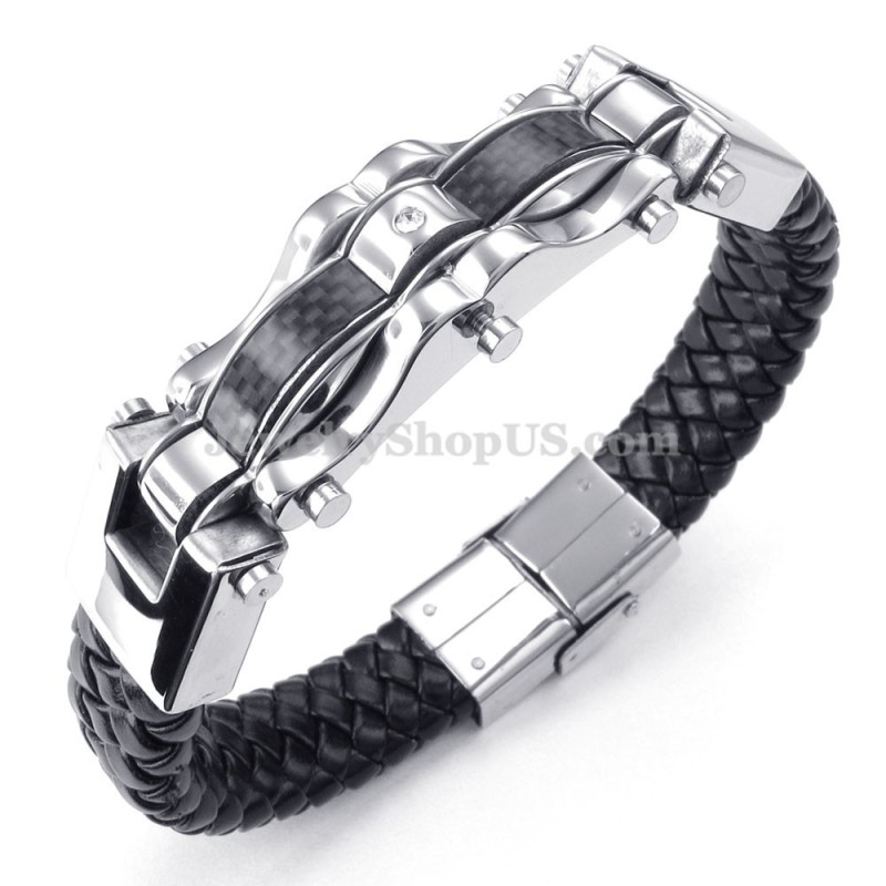 Prachtige Gouden Zwarte Titanium Armbanden Voor Heren Prachtige Gouden Zwarte Titanium Armbanden Voor Heren