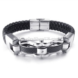 Prachtige Gouden Zwarte Titanium Armbanden Voor Heren